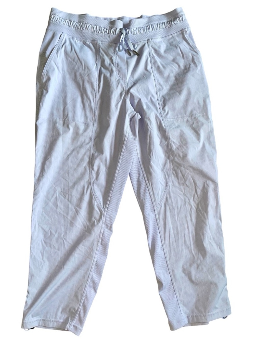 lululemon athletica Light Blue Drawstring Crop Capris - Picture 2 of 5
